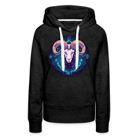 Thumbnail for Women’s Magic Capricorn Premium Hoodie - charcoal grey