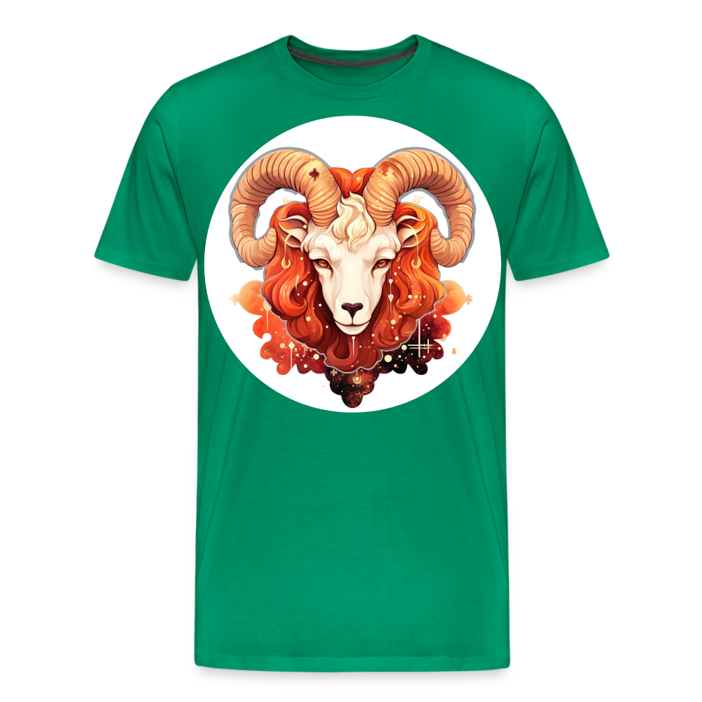 Men's Symbol Aries Premium T-Shirt - kelly green