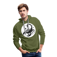 Thumbnail for Men’s Magic Scorpio Premium Hoodie - olive green