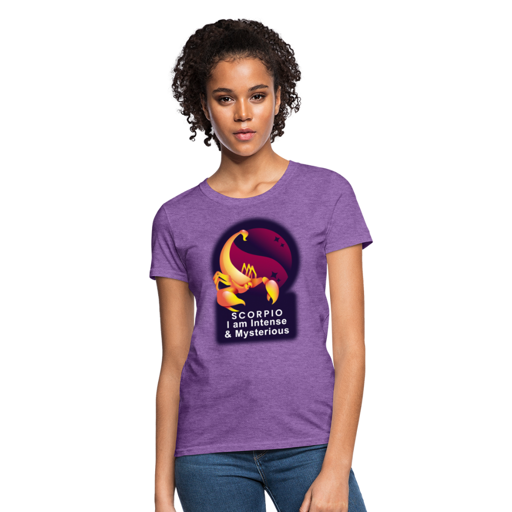 Women's Glow Scorpio T-Shirt - purple heather