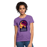 Thumbnail for Women's Glow Scorpio T-Shirt - purple heather