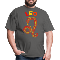 Thumbnail for Men's Power Words Leo Classic T-Shirt - charcoal