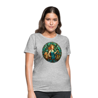 Thumbnail for Women's Mosaic Virgo T-Shirt - heather gray