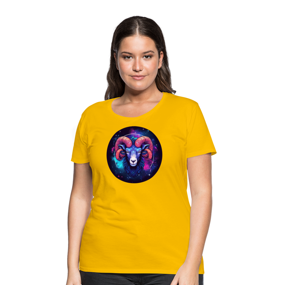 Women’s Magic Aries Premium T-Shirt - sun yellow