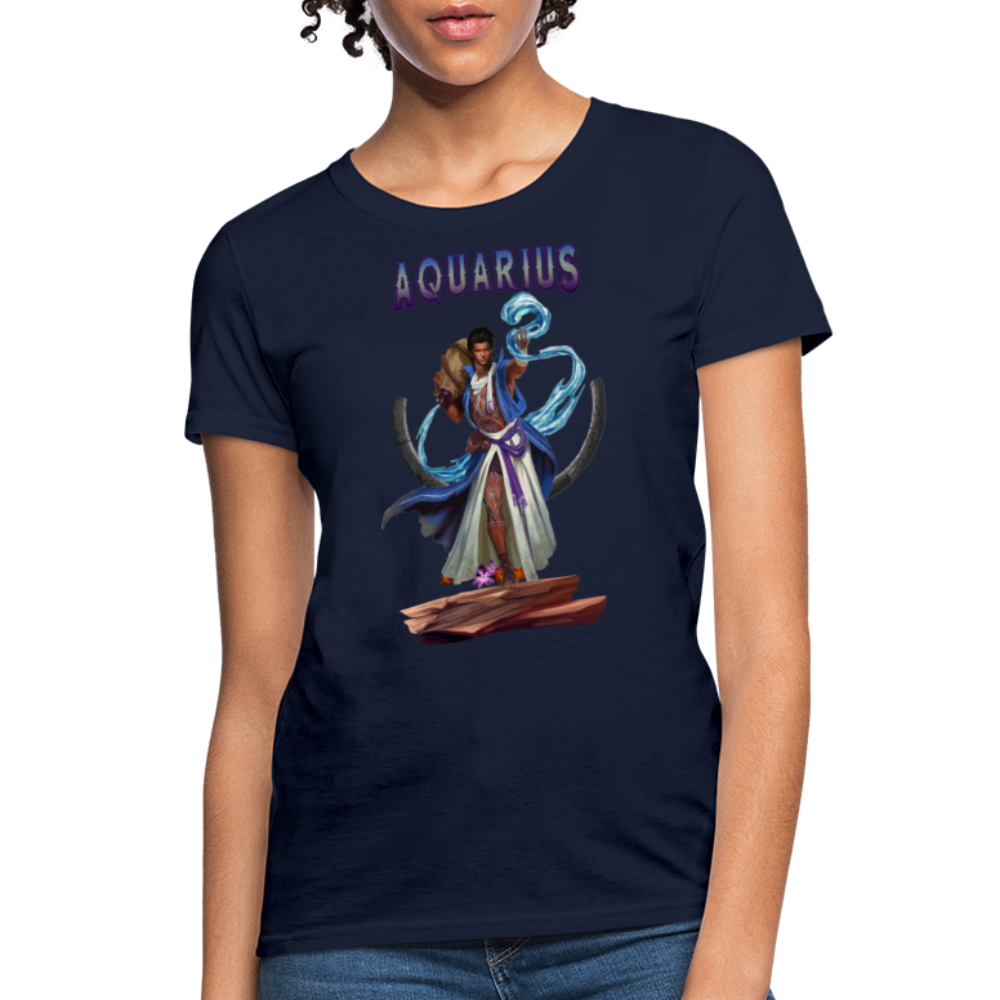 Women's Astral Aquarius T-Shirt - navy