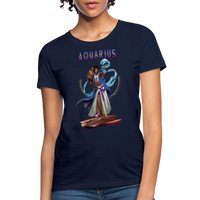 Thumbnail for Women's Astral Aquarius T-Shirt - navy