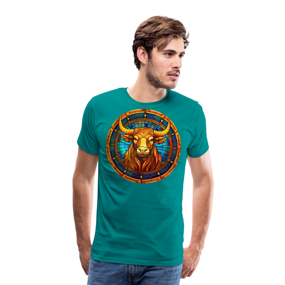 Men's Mosaic Taurus Premium T-Shirt - teal