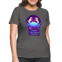 Thumbnail for Women's Neon Cancer T-Shirt - charcoal