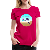 Thumbnail for Women's Dragonfly Oasis V.2 Premium T-Shirt - dark pink