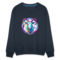 Thumbnail for Women’s Mythical Aries Premium Sweatshirt - navy