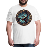 Thumbnail for Men's Mythical Scorpio Premium T-Shirt - white