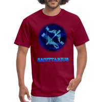 Thumbnail for Men's Stellar Sagittarius Classic T-Shirt - burgundy