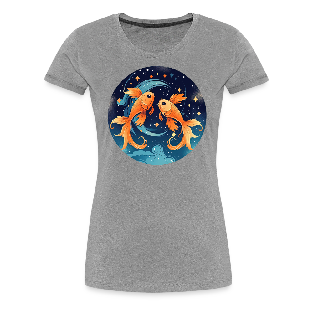 Women’s Magic Pisces Premium T-Shirt - heather gray