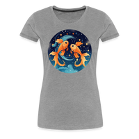 Thumbnail for Women’s Magic Pisces Premium T-Shirt - heather gray