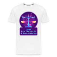 Thumbnail for Men's Neon Libra Premium T-Shirt - white