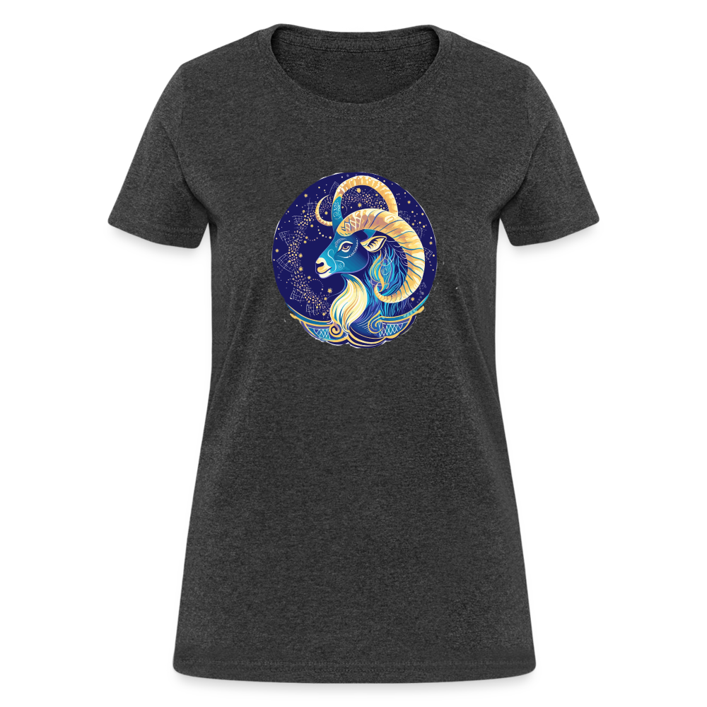 Women's Mythical Capricorn T-Shirt - heather black