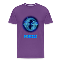 Thumbnail for Men's Pisces Premium T-Shirt - purple