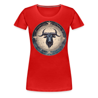 Thumbnail for Women’s Mythical Taurus Premium T-Shirt - red