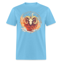 Thumbnail for Men's Mythical Aries Classic T-Shirt - aquatic blue