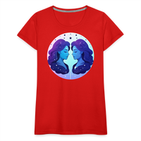 Thumbnail for Women’s Magic Gemini Premium T-Shirt - red