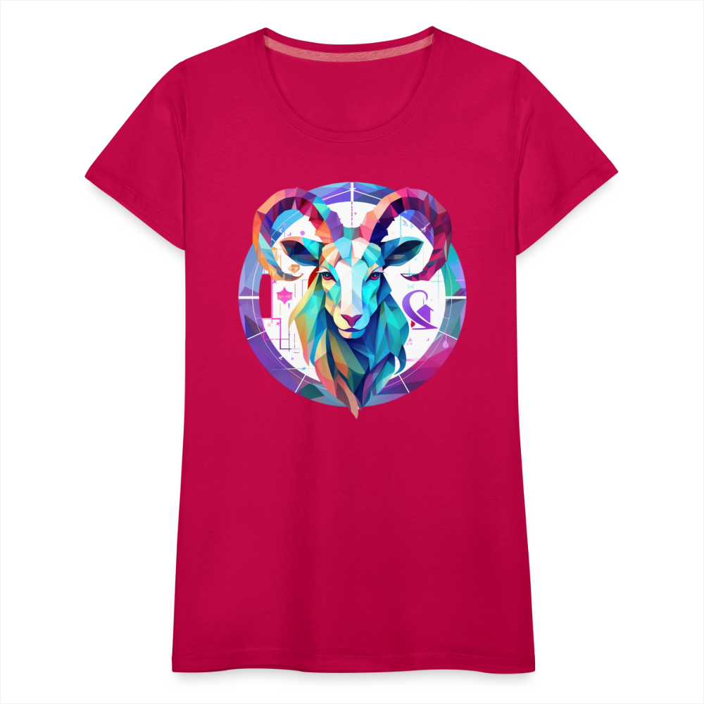 Women’s Mythical Aries Premium T-Shirt - dark pink