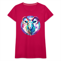 Thumbnail for Women’s Mythical Aries Premium T-Shirt - dark pink