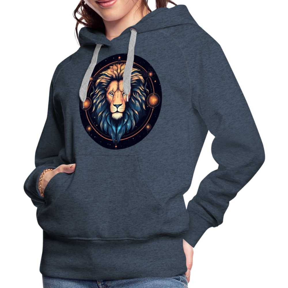 Women’s Magic Leo Premium Hoodie - heather denim