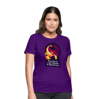 Thumbnail for Women's Glow Scorpio T-Shirt - purple