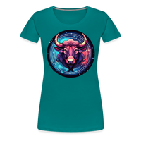 Thumbnail for Women’s Mystic Taurus Premium T-Shirt - teal