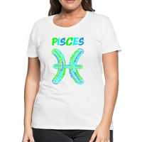 Thumbnail for Women's Power Words Pisces Premium T-Shirt - white