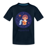 Thumbnail for Kid’s Bluey Aquarius Premium Organic T-Shirt - deep navy