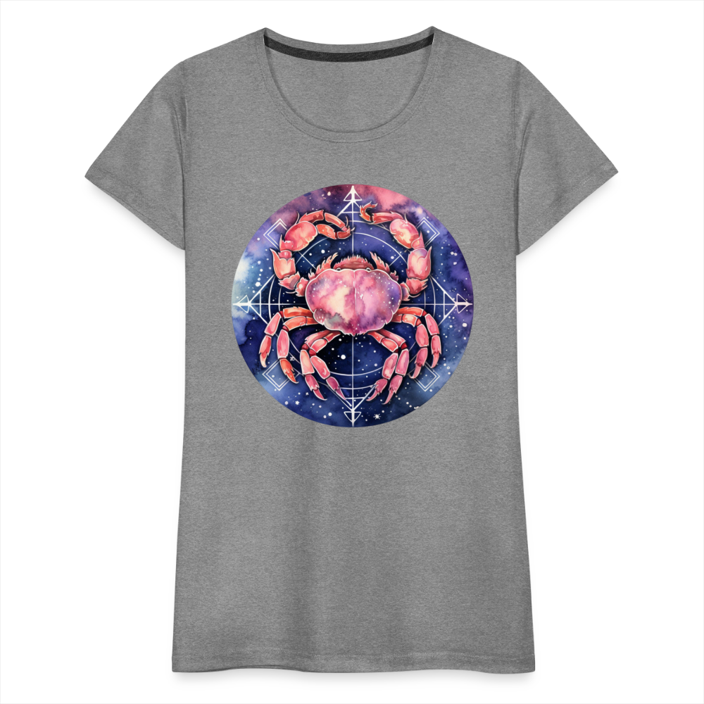 Women’s Mythical Cancer Premium T-Shirt - heather gray