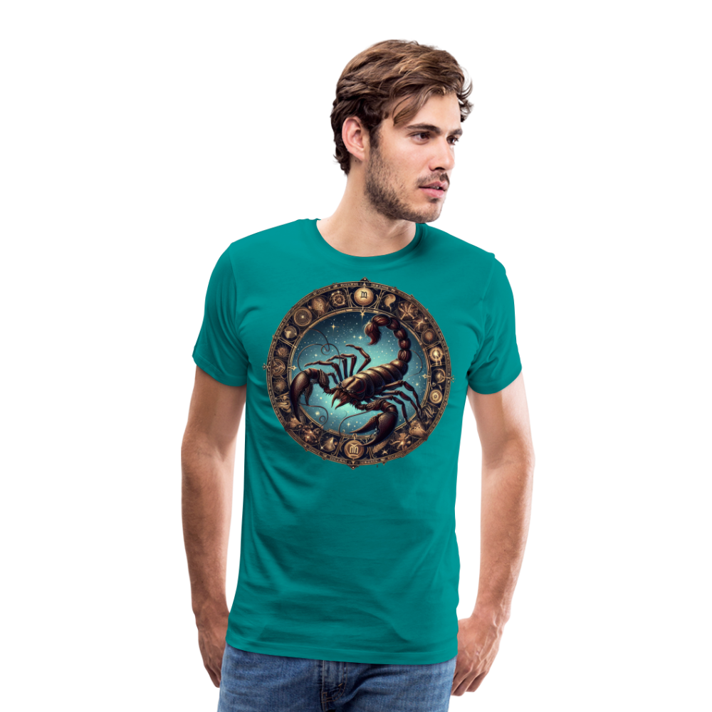 Men's Mythical Scorpio Premium T-Shirt - teal