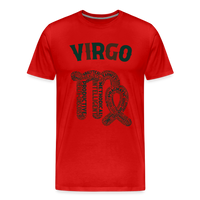 Thumbnail for Men's Power Words Virgo Premium T-Shirt - red