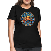 Thumbnail for Women's Mosaic Cancer T-Shirt - black