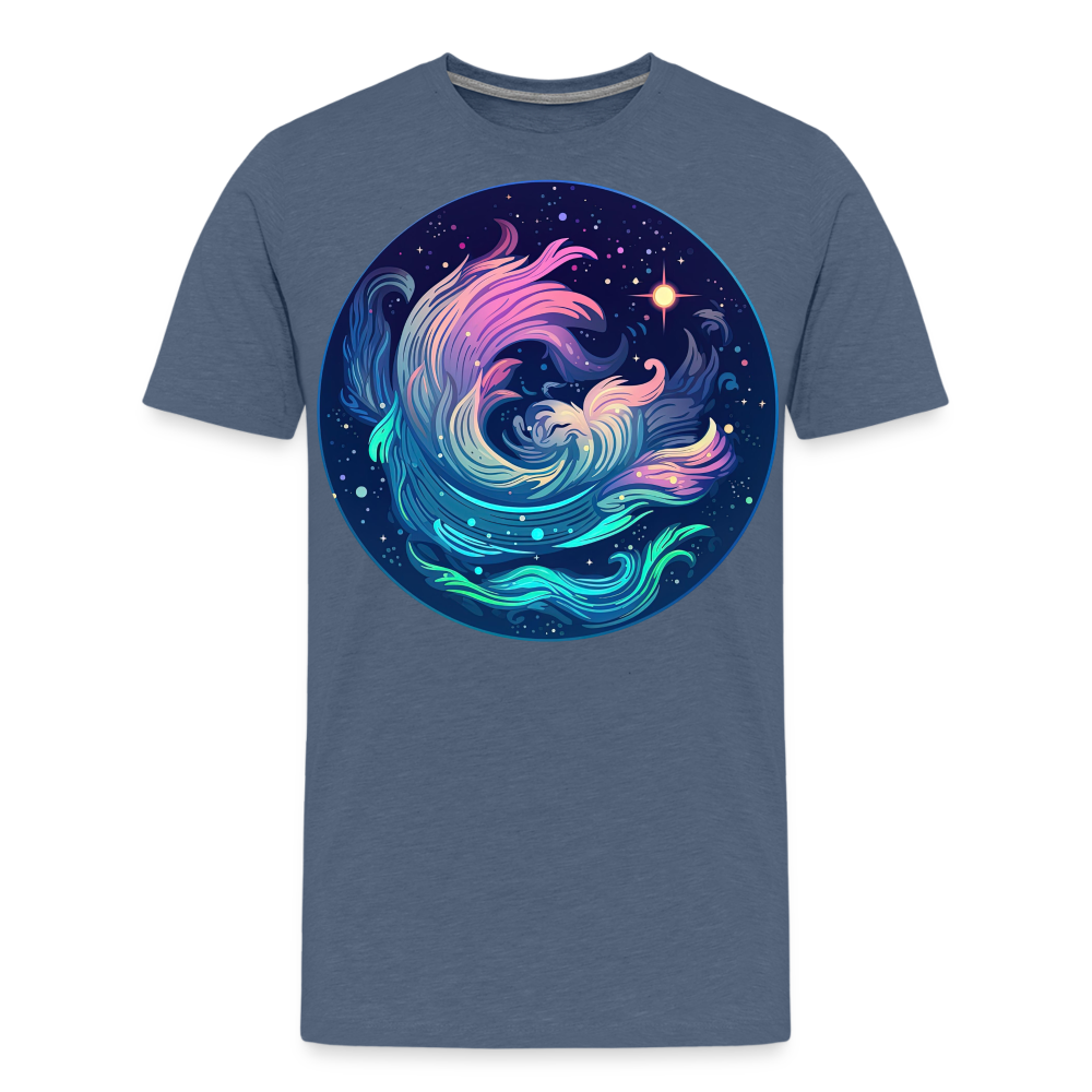 Men's Magic Aquarius Premium T-Shirt - heather blue