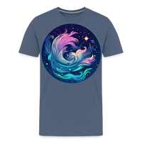 Thumbnail for Men's Magic Aquarius Premium T-Shirt - heather blue