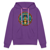 Thumbnail for Women’s Mosaic Libra Premium Hoodie - purple 