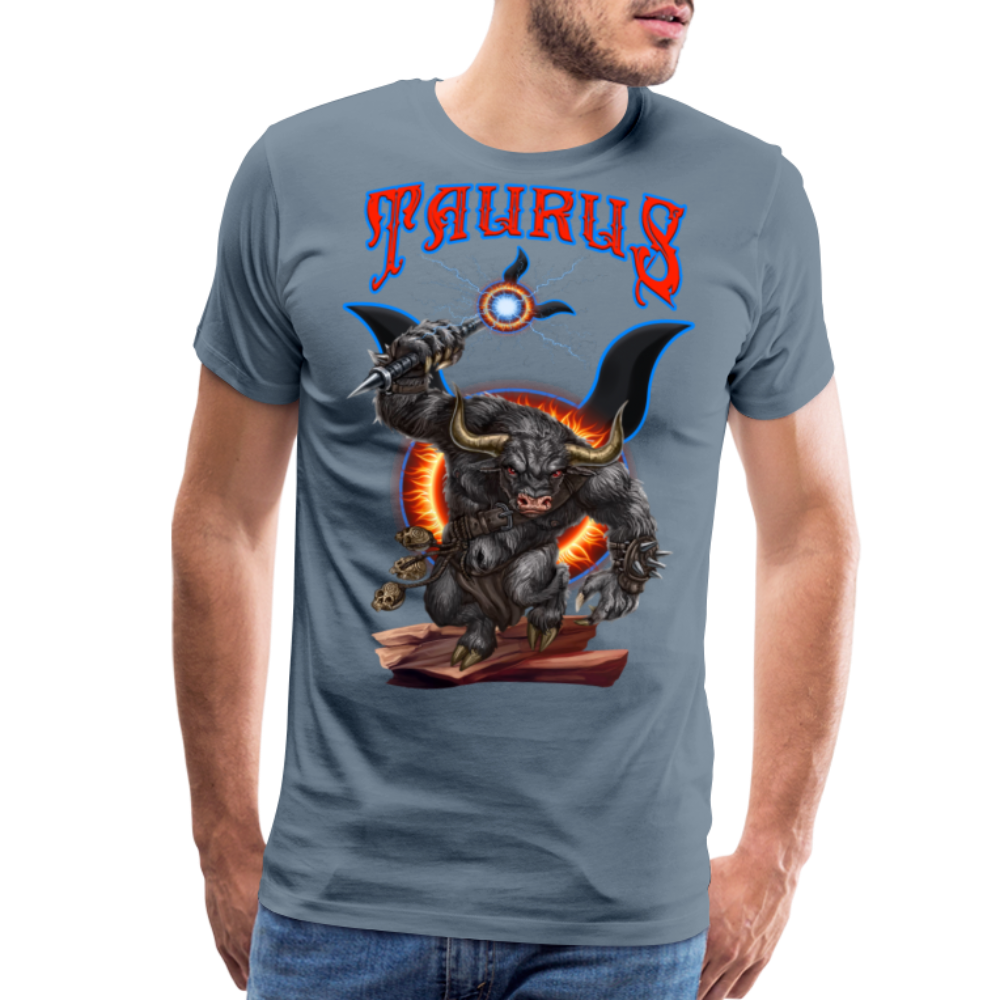 Men's Astral Taurus Premium T-Shirt - steel blue