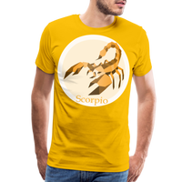 Thumbnail for Men's Mosaic Scorpio Premium T-Shirt - sun yellow