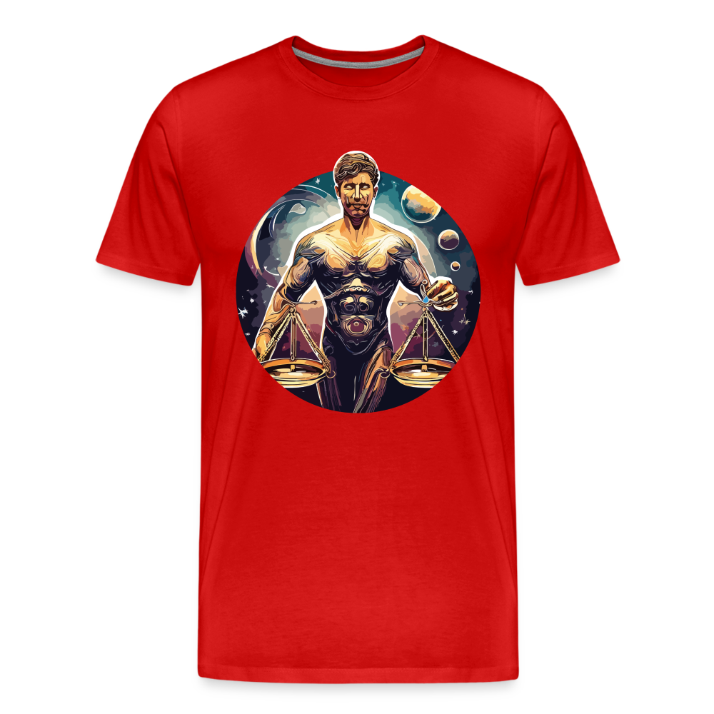 Men's Mythical Libra Premium T-Shirt - red