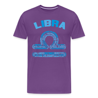 Thumbnail for Men's Power Words Libra Premium T-Shirt - purple