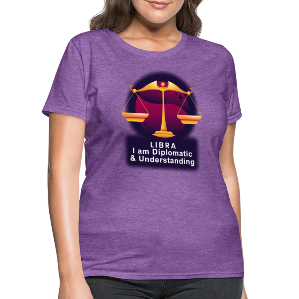 Women's Glow Libra T-Shirt - purple heather