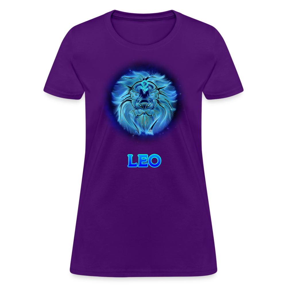 Women's Stellar Leo T-Shirt - purple