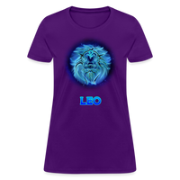 Thumbnail for Women's Stellar Leo T-Shirt - purple