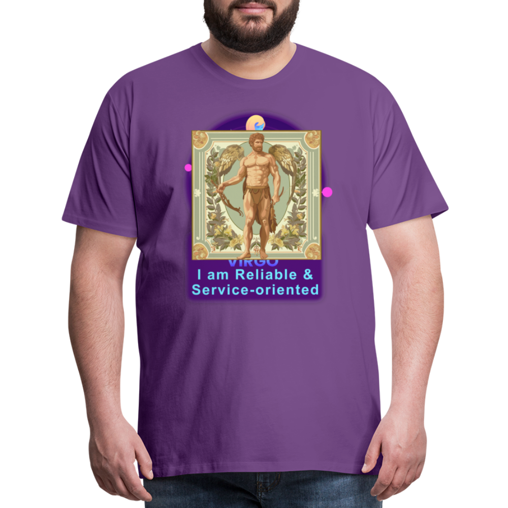 Men's Mythical Virgo Premium T-Shirt - purple