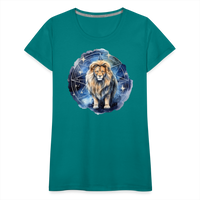 Thumbnail for Women's Mythical Words Leo Premium T-Shirt - teal