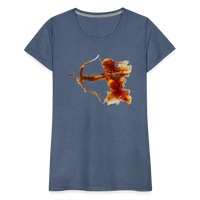 Thumbnail for Women’s Mythical Sagittarius Premium T-Shirt - heather blue