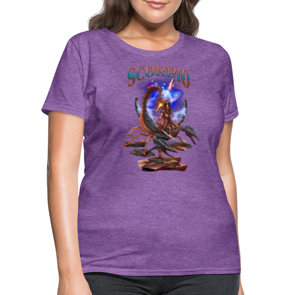 Women's Astral Scorpio T-Shirt - purple heather