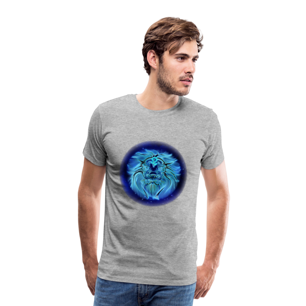 Men's Leo Premium T-Shirt - heather gray